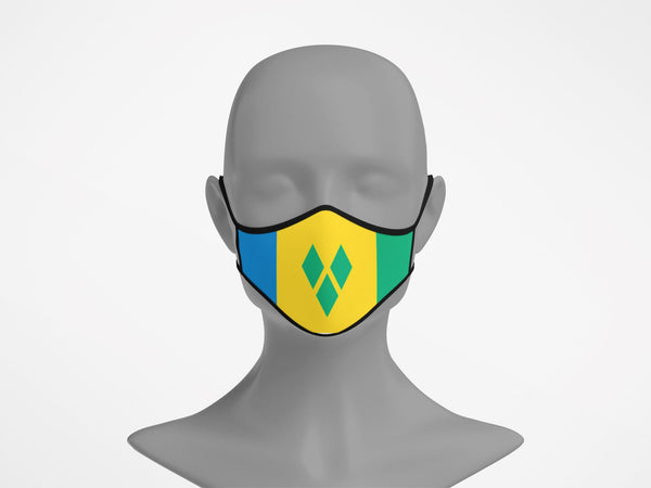 St .Vincent Face Covering - CaribeHeart Saint Vincent